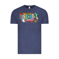 Vintage Denim Precschool Teacher Vintage Tee - CowhideDigitalArt