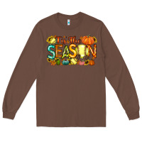 Chestnut tis the season softball Long Sleeve Tee - RacoonDesign