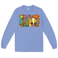 Colony Blue tis the season softball Long Sleeve Tee - RacoonDesign