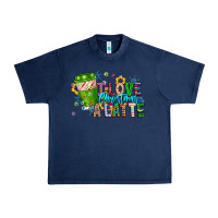 Navy LIve Christmas Latte Urban Heavy Tee - CowhideDigitalArt