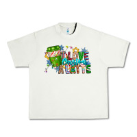 Pistachio LIve Christmas Latte Urban Heavy Tee - CowhideDigitalArt
