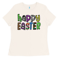 Bone Happy Easter Ladies Tee - CowhideDigitalArt