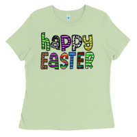 Matcha Happy Easter Ladies Tee - CowhideDigitalArt