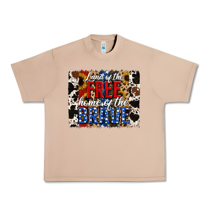 Land Of The Free Home Of The Brave Brushstroke Urban Heavy Tee by Jasminsmagicworld | Teevron