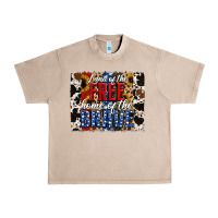 French Oak Land of the Free Home of the Brave Brushstroke Urban Heavy Tee - Jasminsmagicworld