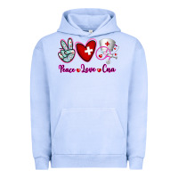 Pigment Grape Ice Peace Love Cna Urban Hoodie - RanaPortraitStore