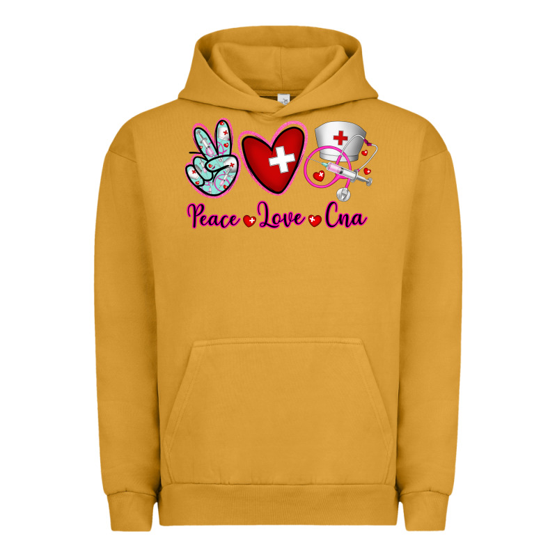 Peace Love Cna Urban Hoodie by RanaPortraitStore | Teevron