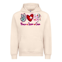 Sandshell Peace Love Cna Urban Hoodie - RanaPortraitStore