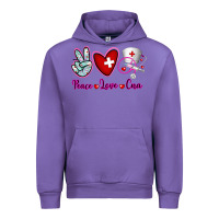 Tulip Peace Love Cna Urban Hoodie - RanaPortraitStore