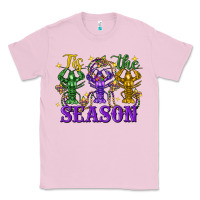 Bubblegum Pink Tis the season crawfish Mardi Gras Classic Tee - FaDigitalArtStudio