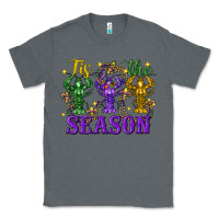 Charcoal Heather Tis the season crawfish Mardi Gras Classic Tee - FaDigitalArtStudio