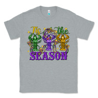 Heather Grey Tis the season crawfish Mardi Gras Classic Tee - FaDigitalArtStudio