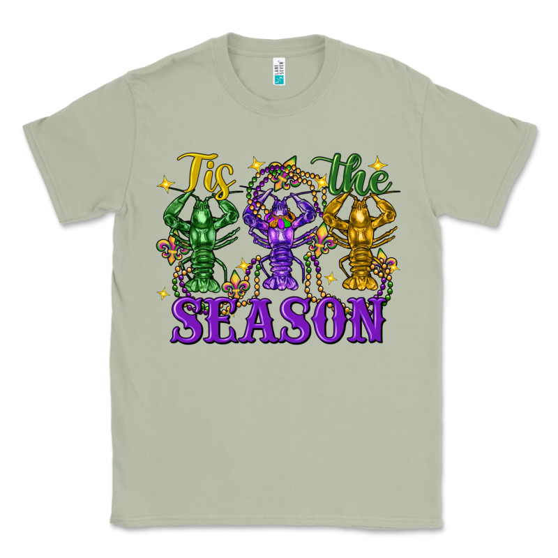 Tis The Season Crawfish Mardi Gras Classic Tee by FaDigitalArtStudio | Teevron