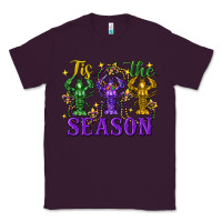 Plum Tis the season crawfish Mardi Gras Classic Tee - FaDigitalArtStudio