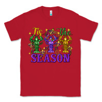 Red Tis the season crawfish Mardi Gras Classic Tee - FaDigitalArtStudio