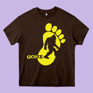 Bigfoot Heavy Core Tee Designed By Artisfamous