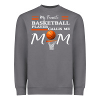 My Favorite Basketball Player Calls Me Mom Heavyweight Sweatshirt | Teevron