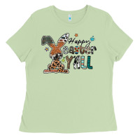 Matcha Happy Easter Y'all Ladies Tee - CowhideDigitalArt
