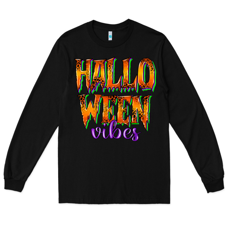 Halloween Vibes Long Sleeve Tee by RacoonDesign | Teevron