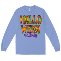 Colony Blue halloween vibes Long Sleeve Tee - RacoonDesign