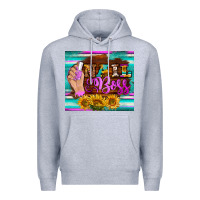 Heather Grey nail boss tumbler Premium Hoodie - BarkalooDesign