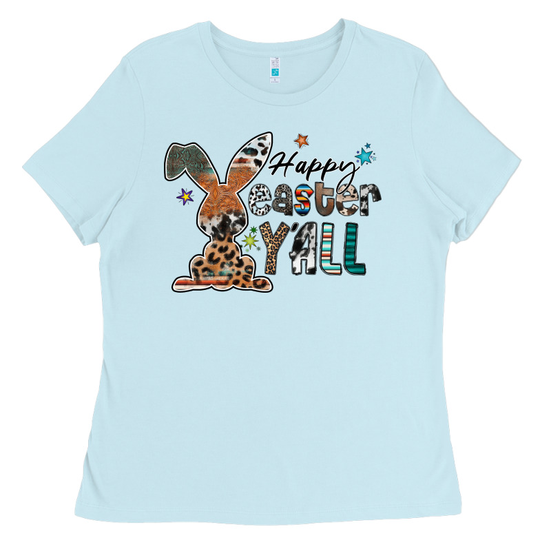Happy Easter Y'all Ladies Tee by CowhideDigitalArt | Teevron