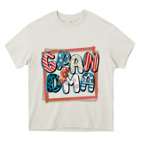 4th Of July Grandma With Lightning Bolt Heavy Core Tee | Teevron