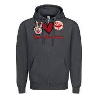Smoke Peace Love Flamingo Zipper Hoodie - Jasminsmagicworld