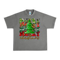 Tornado Merry Christmas Tree Urban Heavy Tee - CowhideDigitalArt
