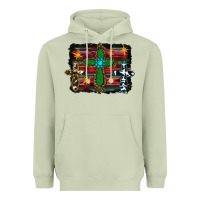 Matcha cross leopard cowhide glitter serape Heavyweight Hoodie - RanaPortraitStore