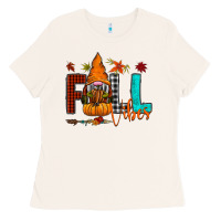 Bone Fall Vibes Ladies Tee - CowhideDigitalArt