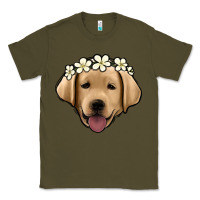 Army Green Labrador Classic Tee - Jasminsmagicworld
