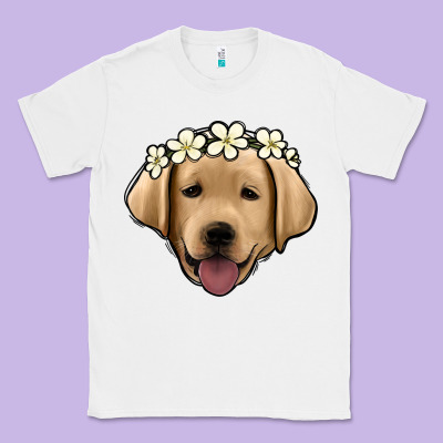 Labrador Classic Tee Designed By Jasminsmagicworld