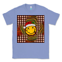Colony Blue Christmas smiley face Classic Tee - BarkalooDesign