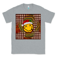 Heather Grey Christmas smiley face Classic Tee - BarkalooDesign