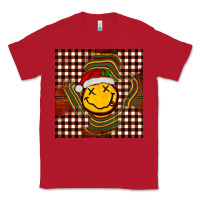 Red Christmas smiley face Classic Tee - BarkalooDesign