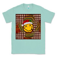 Seafoam Christmas smiley face Classic Tee - BarkalooDesign