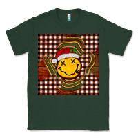 Sports Green Christmas smiley face Classic Tee - BarkalooDesign