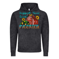 Vintage Black western support your local farmer Vintage Hoodie - Artiststas