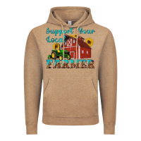 Vintage Coffee western support your local farmer Vintage Hoodie - Artiststas