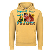 Vintage Mustard western support your local farmer Vintage Hoodie - Artiststas