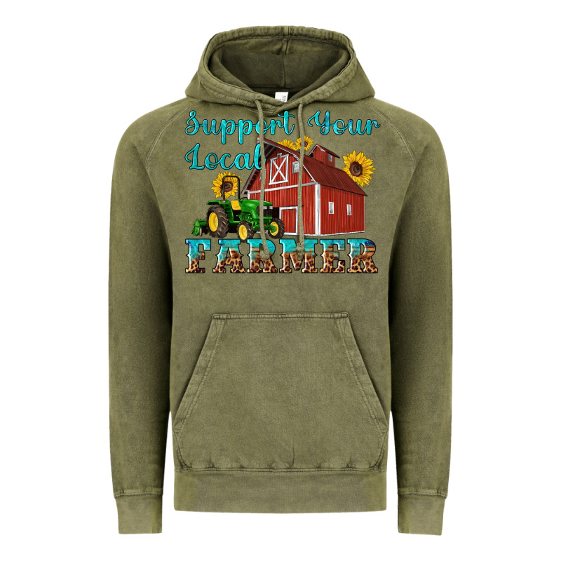 Western Support Your Local Farmer Vintage Hoodie by Artiststas | Teevron