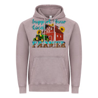 Vintage Zinc western support your local farmer Vintage Hoodie - Artiststas