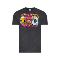 Vintage Black Holy Cow 100 Days Of School Vintage Tee - CowhideDigitalArt