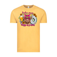 Vintage Mustard Holy Cow 100 Days Of School Vintage Tee - CowhideDigitalArt