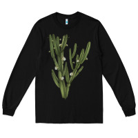 Black cereus jamacaru Long Sleeve Tee - LillyAllenDesigns