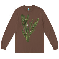Chestnut cereus jamacaru Long Sleeve Tee - LillyAllenDesigns