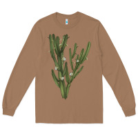 Toasted Coconut cereus jamacaru Long Sleeve Tee - LillyAllenDesigns