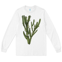 White cereus jamacaru Long Sleeve Tee - LillyAllenDesigns