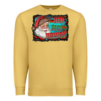 Antique Gold ho ho howdy with santa Premium Sweatshirt - RanaPortraitStore